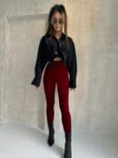 Legginsy VESPER czerwone
