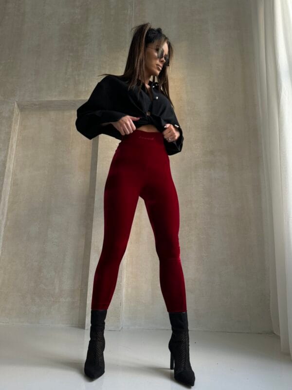 Legginsy VESPER czerwone
