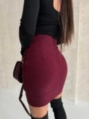 Spódnica EVE bordo