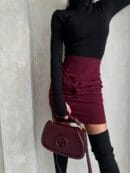 Spódnica EVE bordo