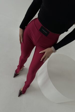 Legginsy WANTED bordo
