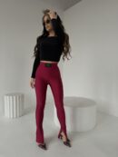 Legginsy WANTED bordo