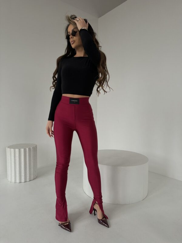 Legginsy WANTED bordo