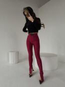 Legginsy WANTED bordo