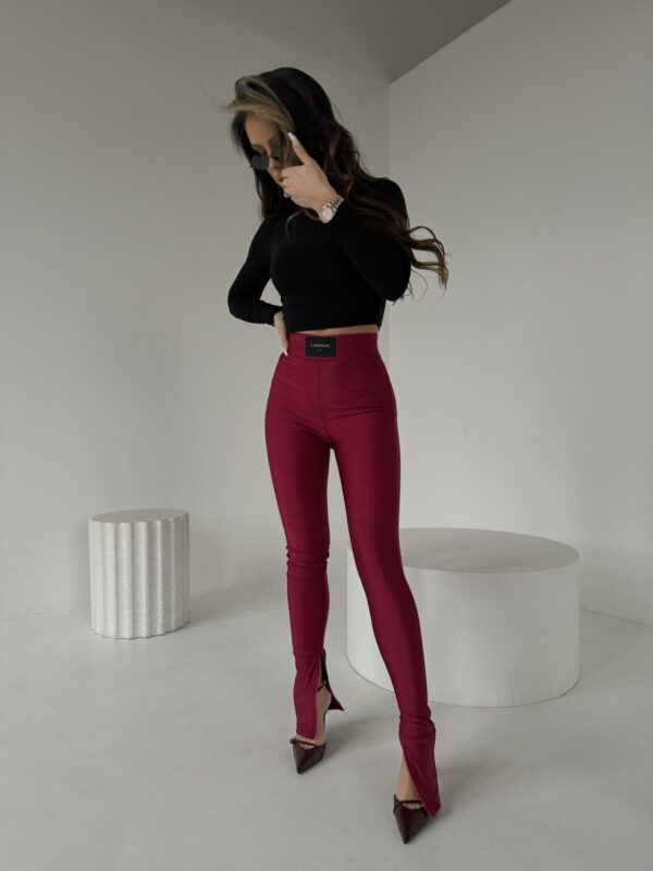 Legginsy WANTED bordo
