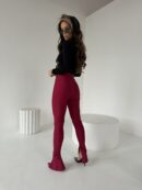 Legginsy WANTED bordo