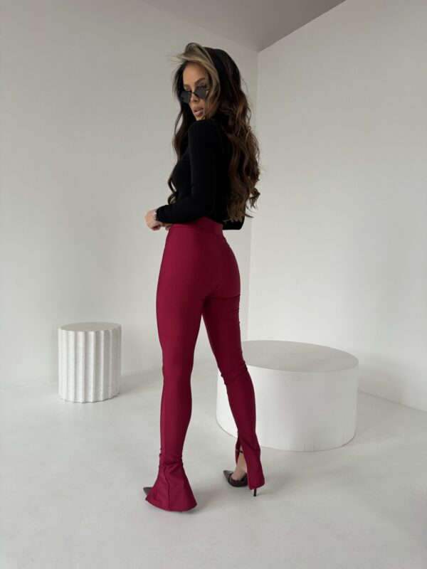 Legginsy WANTED bordo