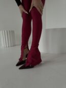 Legginsy WANTED bordo