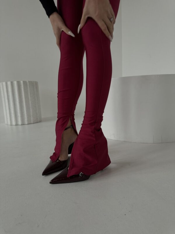Legginsy WANTED bordo