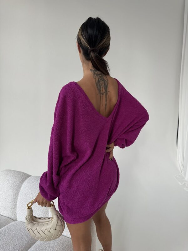 Sweter EVEN fuksja