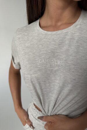 Tshirt STUDIO szary melanż