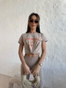 Tshirt BESTIES beż