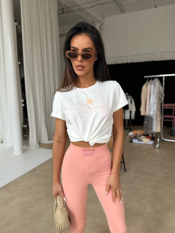 Tshirt MALIBU ecru/morela