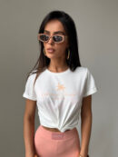Tshirt MALIBU ecru/morela