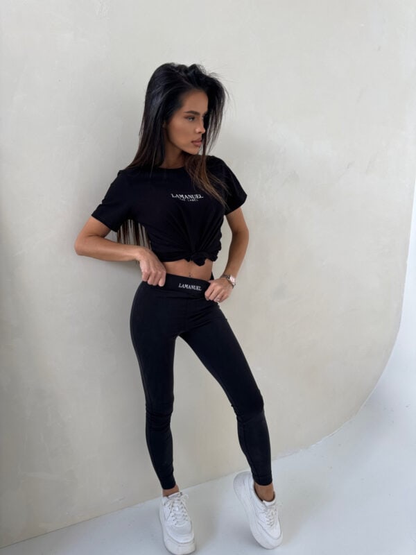 Tshirt MIRA czarny/ecru