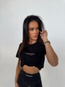 Tshirt MIRA czarny/beż