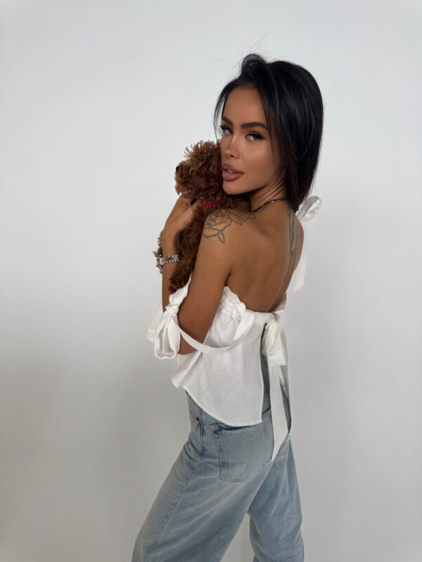 Top TROPICANA ecru