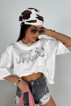 Tshirt BURN ecru