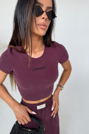 Top PRIVATE bordo