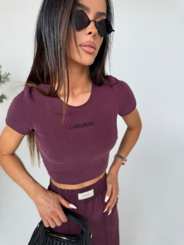 Top PRIVATE bordo