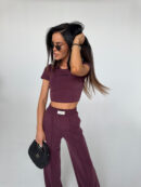 Top PRIVATE bordo