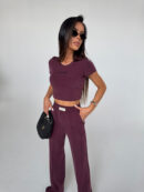 Top PRIVATE bordo