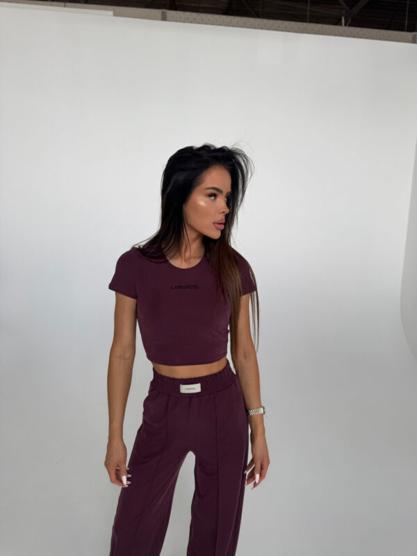 Top PRIVATE bordo