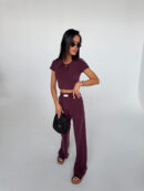Top PRIVATE bordo