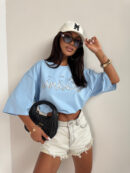 Tshirt BURN baby blue