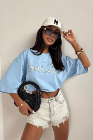 Tshirt BURN baby blue