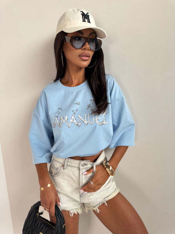 Tshirt BURN baby blue