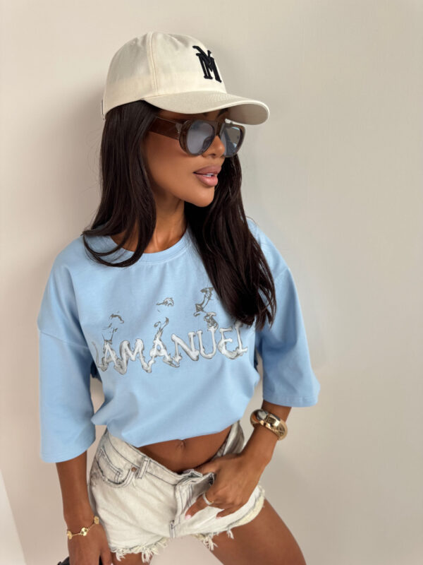 Tshirt BURN baby blue