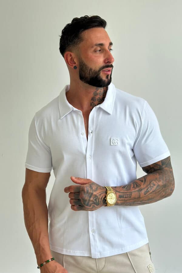 T-Shirt męski BG Ralph | biały