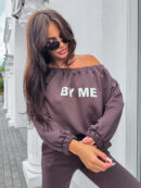 Bluza UNDER  – czekoladowa