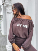 Bluza UNDER  – czekoladowa