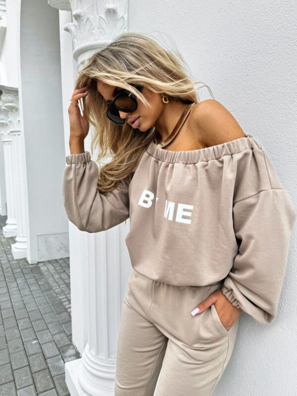 Bluza UNDER  – jasny beż