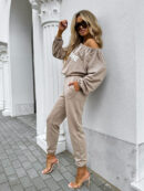 Bluza UNDER  – jasny beż