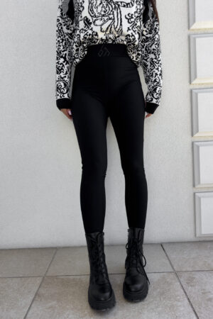 Legginsy FIT logo - czarne