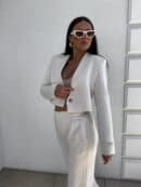 Marynarka dresowa SLIM - konopia