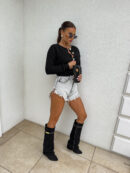 Sweter GIVEN – czarny