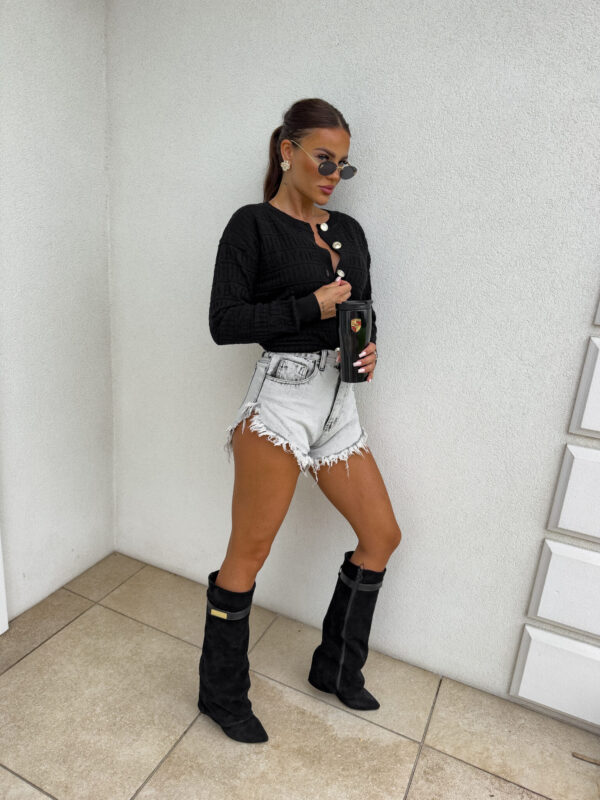 Sweter GIVEN – czarny