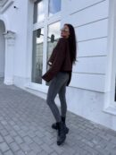 Sweter WARKOCZE - czekoladowy
