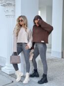 Sweter WARKOCZE - czekoladowy