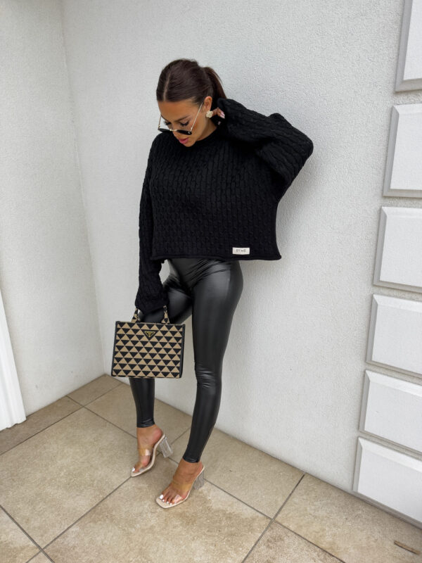 Sweter WARKOCZE - czarny
