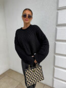 Sweter WARKOCZE - czarny