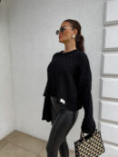 Sweter WARKOCZE - czarny