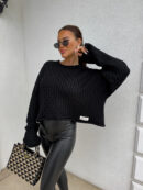 Sweter WARKOCZE - czarny