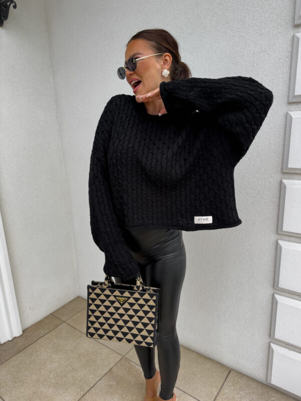 Sweter WARKOCZE - czarny