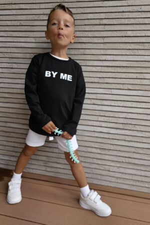 Longsleeve dziecięcy CHILD Du - czarny