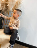 Longsleeve dziecięcy CHILD Haft - beżowy